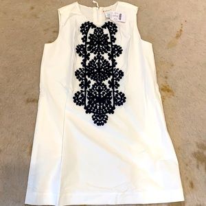 Crewcuts NWT girls embroidered shift dress size 10